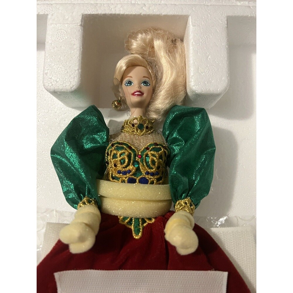 Holiday Jewel Porcelain Barbie Doll - 1995 - Serial #45736 - 074299143113